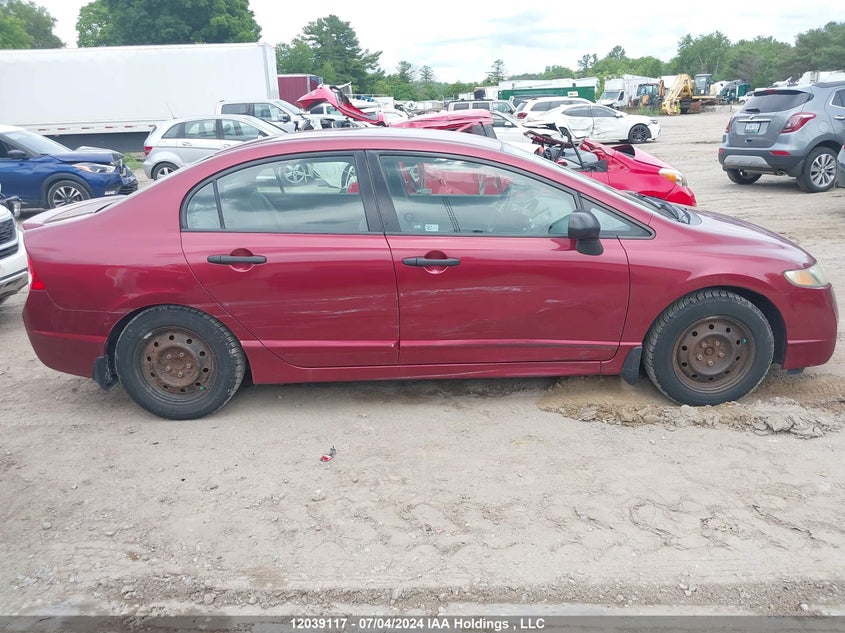 2009 Honda Civic Sdn VIN: 2HGFA15409H010451 Lot: 12039117