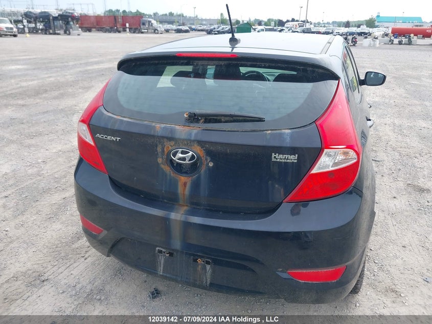 2012 Hyundai Accent Gl VIN: KMHCT5AE1CU049468 Lot: 12039142