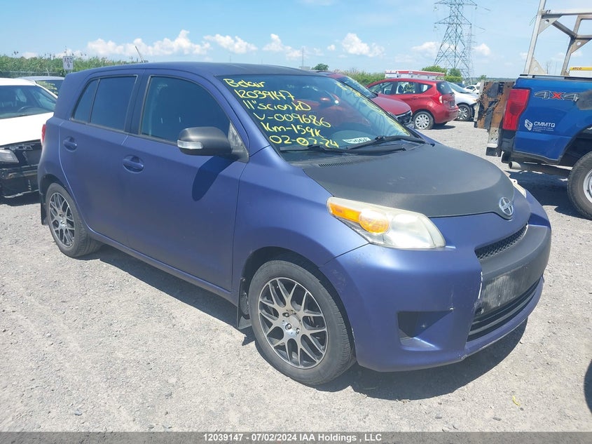 2011 Scion Xd VIN: JTKKU4B41B1009686 Lot: 12039147