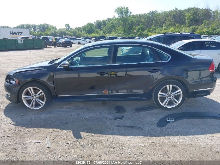 2012 Volkswagen Passat VIN: 1VWCH7A36CC007512 Lot: 12039172