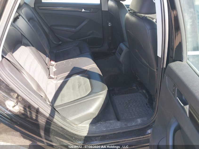 2012 Volkswagen Passat VIN: 1VWCH7A36CC007512 Lot: 12039172