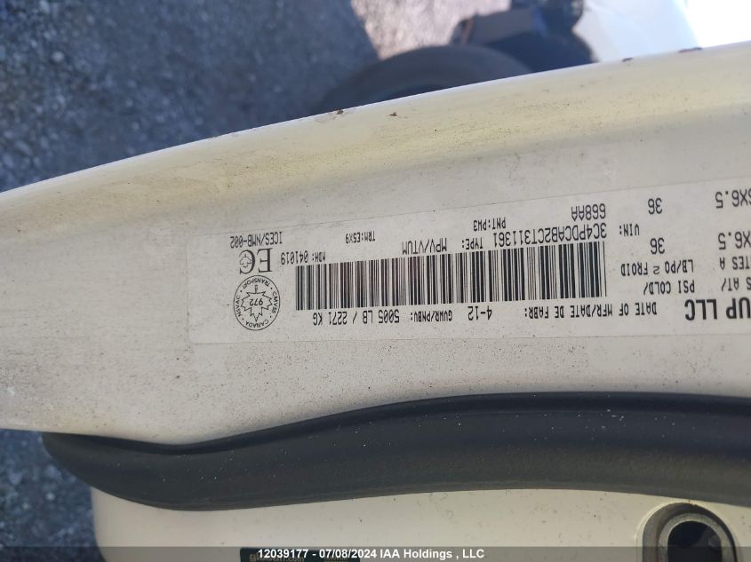 2012 Dodge Journey Cvp/Se Plus VIN: 3C4PDCAB2CT311361 Lot: 12039177