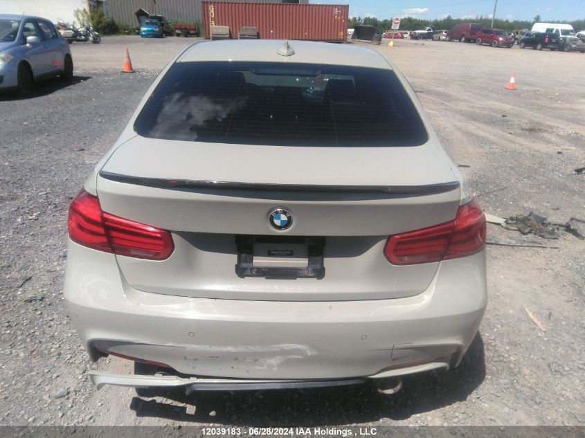 2017 BMW 3 Series VIN: WBA8B7C31HK858456 Lot: 12039183