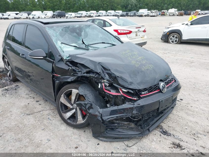 2018 Volkswagen Golf Gti VIN: 3VW547AU8JM291900 Lot: 12039186