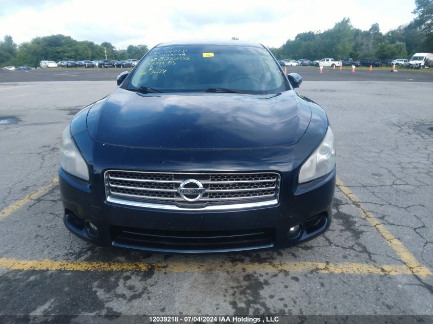 2009 Nissan Maxima S/Sv VIN: 1N4AA51E09C828205 Lot: 12039218