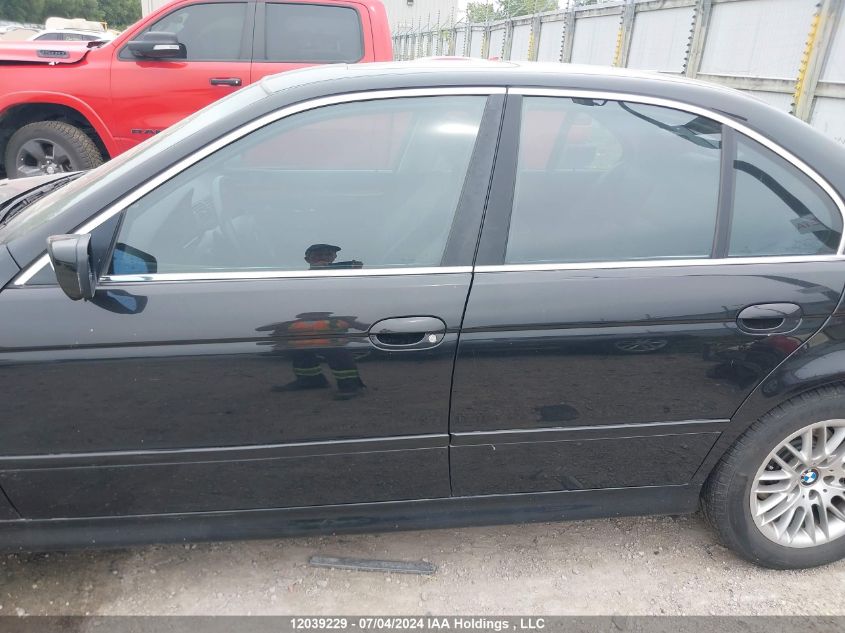 2002 BMW 530 I Automatic VIN: WBADT63452CH95171 Lot: 12039229