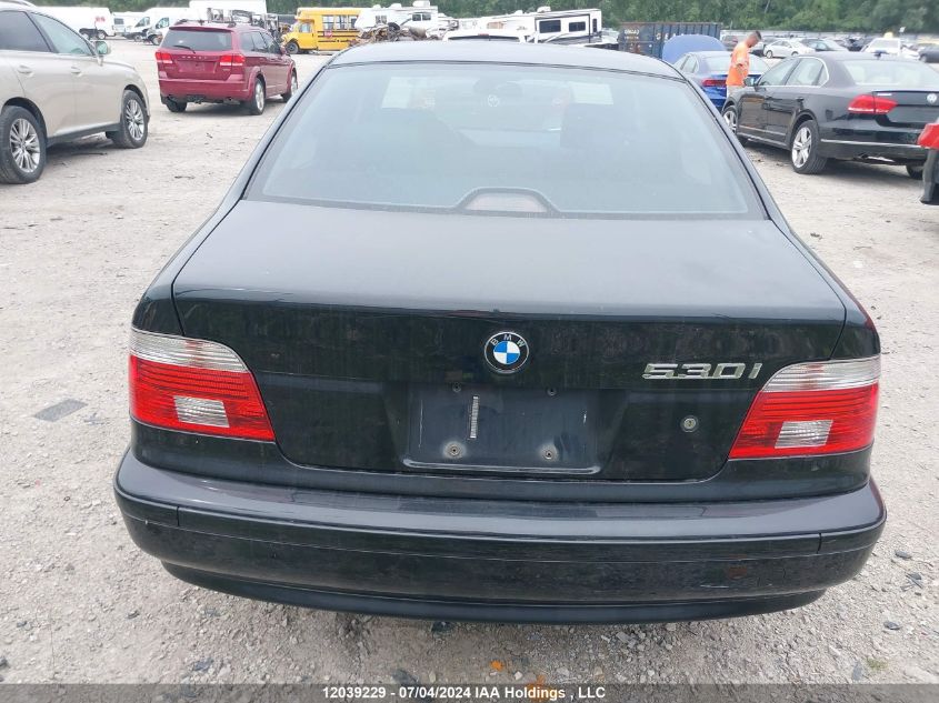 2002 BMW 530 I Automatic VIN: WBADT63452CH95171 Lot: 12039229
