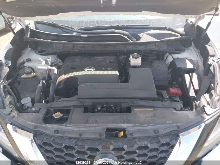 2021 Nissan Murano Sl VIN: 5N1AZ2CS1MC145924 Lot: 12039233