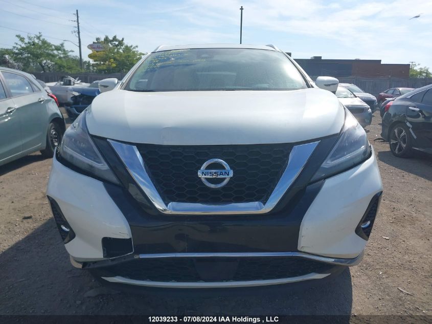 2021 Nissan Murano Sl VIN: 5N1AZ2CS1MC145924 Lot: 12039233