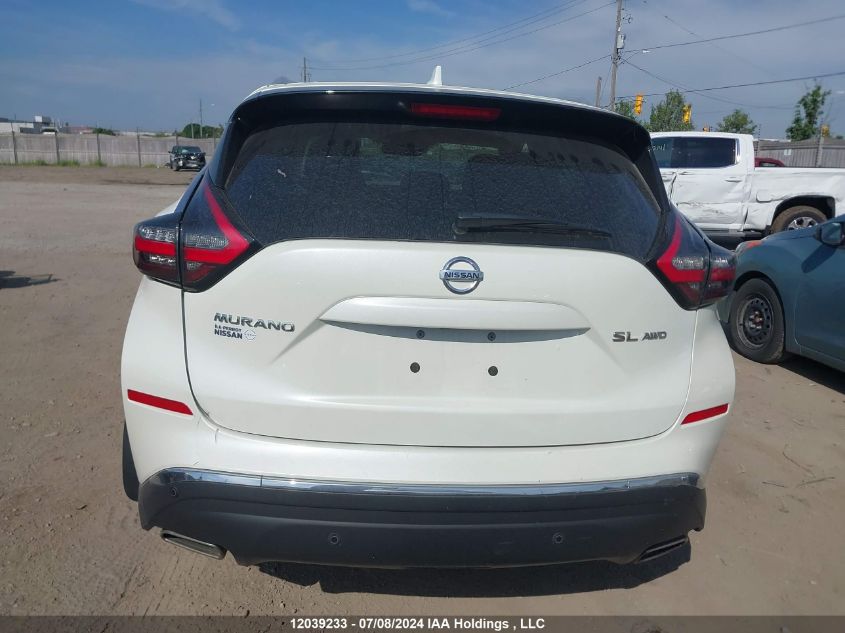 2021 Nissan Murano Sl VIN: 5N1AZ2CS1MC145924 Lot: 12039233