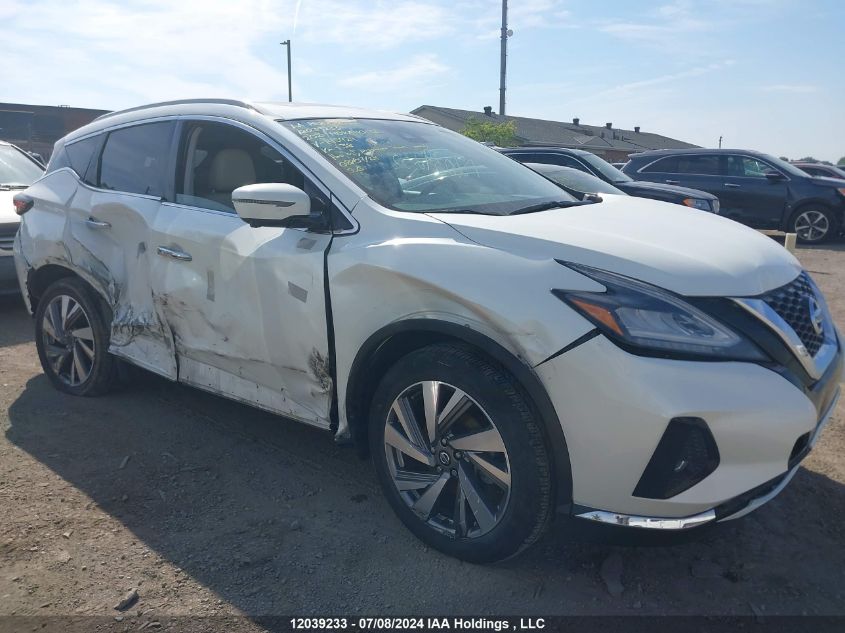 2021 Nissan Murano Sl VIN: 5N1AZ2CS1MC145924 Lot: 12039233