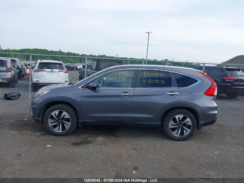 2015 Honda Cr-V Touring VIN: 5J6RM4H92FL803478 Lot: 12039242