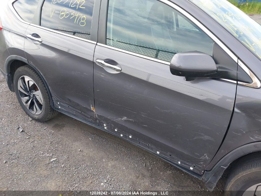 2015 Honda Cr-V Touring VIN: 5J6RM4H92FL803478 Lot: 12039242