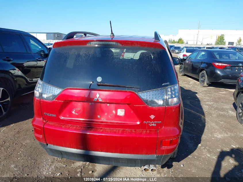 2010 Mitsubishi Outlander VIN: JA4JT3AX7AZ604399 Lot: 12039244