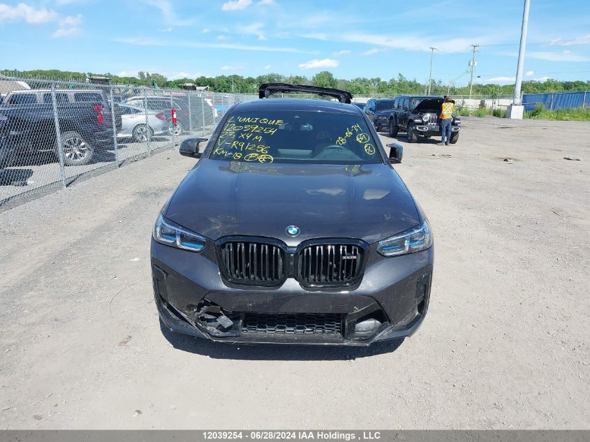 2023 BMW X4 M VIN: 5YM23EC04P9R91256 Lot: 12039254