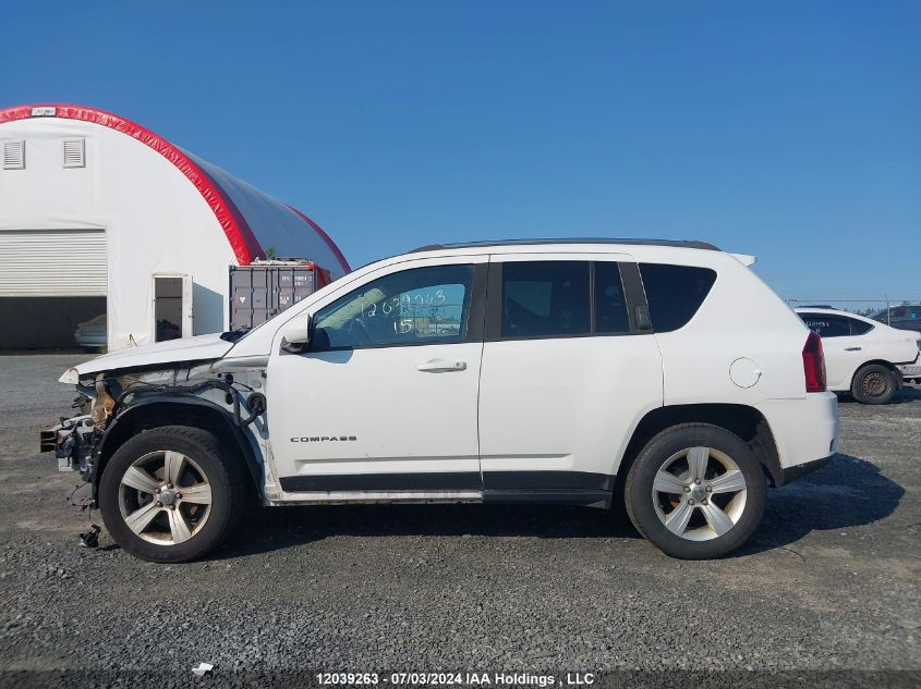 2015 Jeep Compass Sport/North VIN: 1C4NJDAB3FD100590 Lot: 12039263