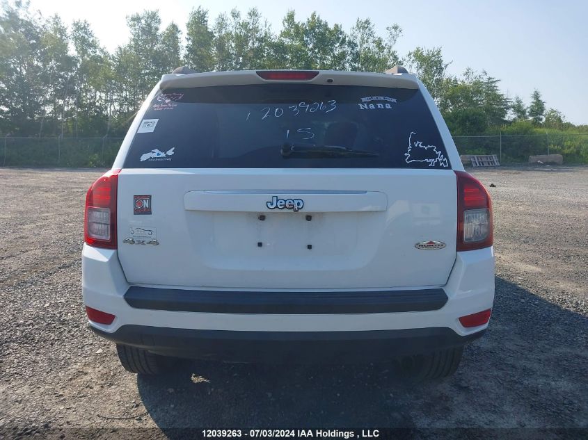 2015 Jeep Compass Sport/North VIN: 1C4NJDAB3FD100590 Lot: 12039263