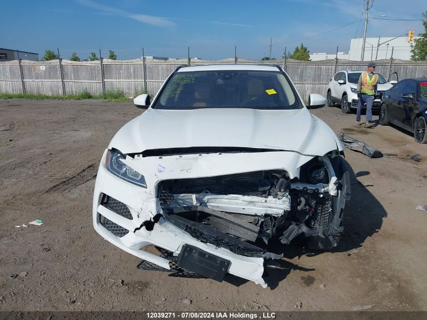 2018 Jaguar F-Pace VIN: SADCJ2FN7JA282663 Lot: 12039271