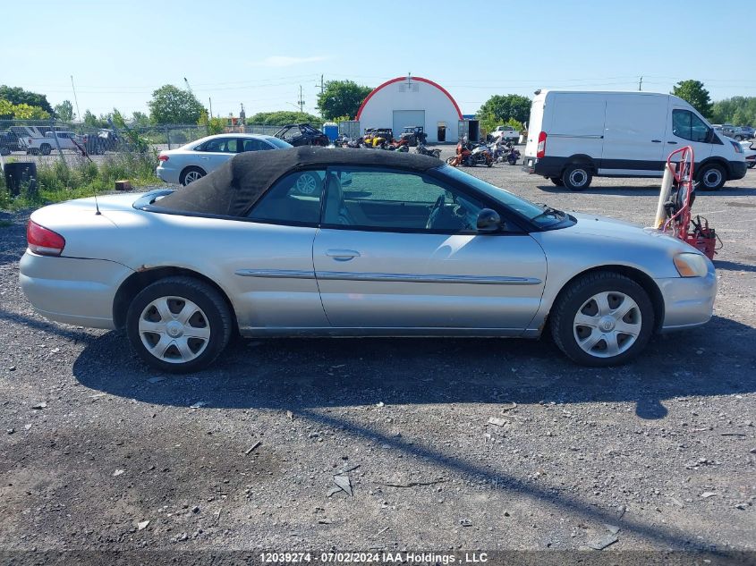 2004 Chrysler Sebring Limited VIN: 1C3EL65R44N410062 Lot: 12039274