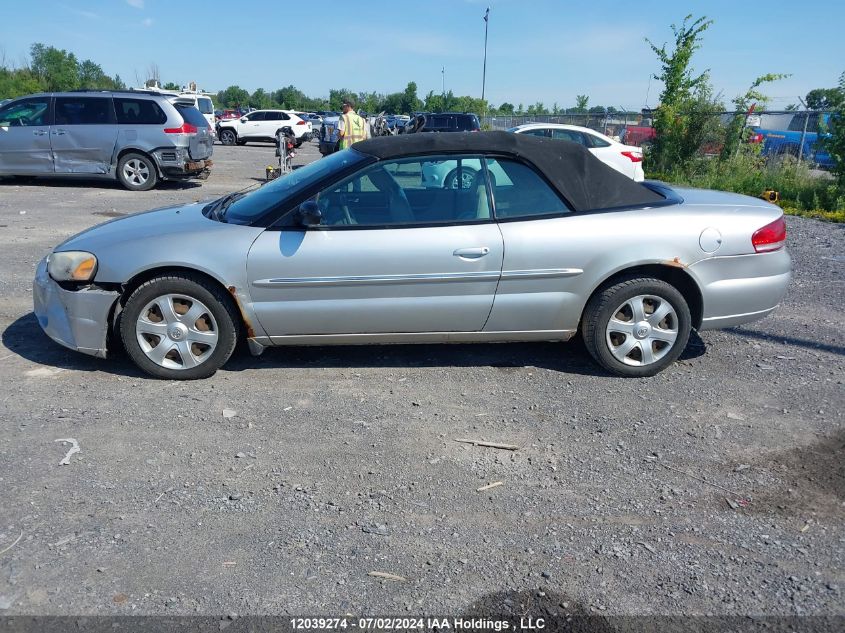 2004 Chrysler Sebring Limited VIN: 1C3EL65R44N410062 Lot: 12039274