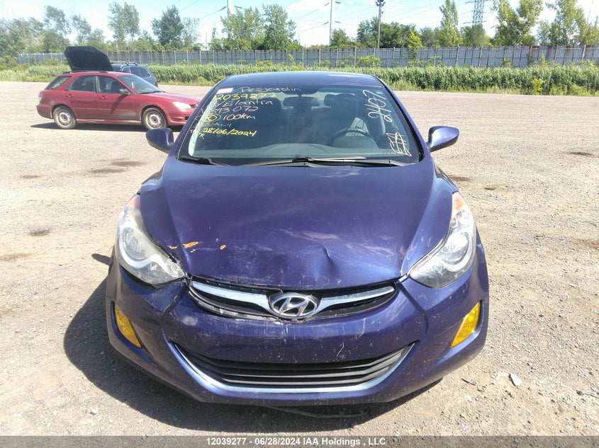 2013 Hyundai Elantra Gl VIN: 5NPDH4AE8DH393072 Lot: 12039277