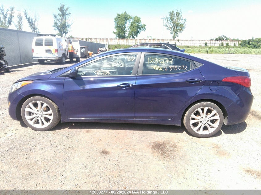 2013 Hyundai Elantra Gl VIN: 5NPDH4AE8DH393072 Lot: 12039277