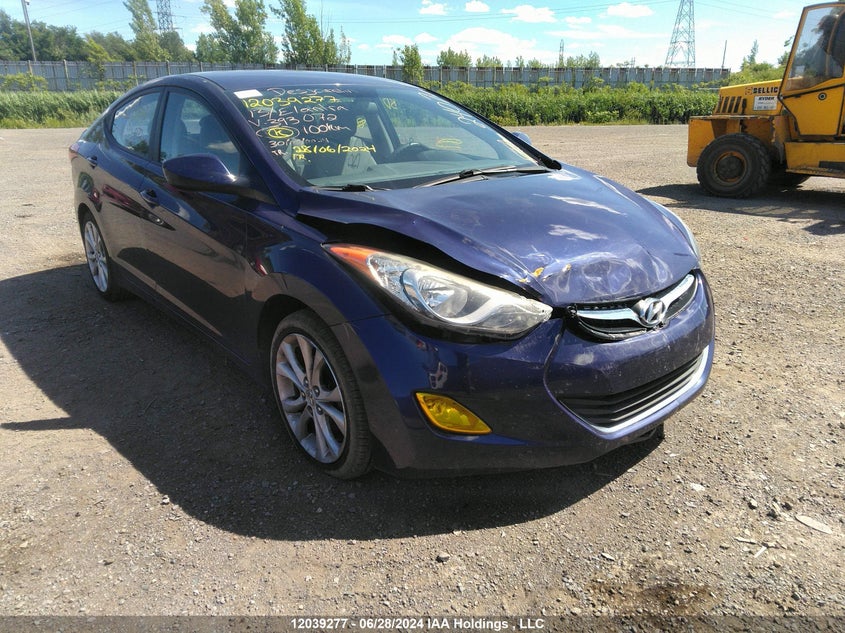2013 Hyundai Elantra Gl VIN: 5NPDH4AE8DH393072 Lot: 12039277