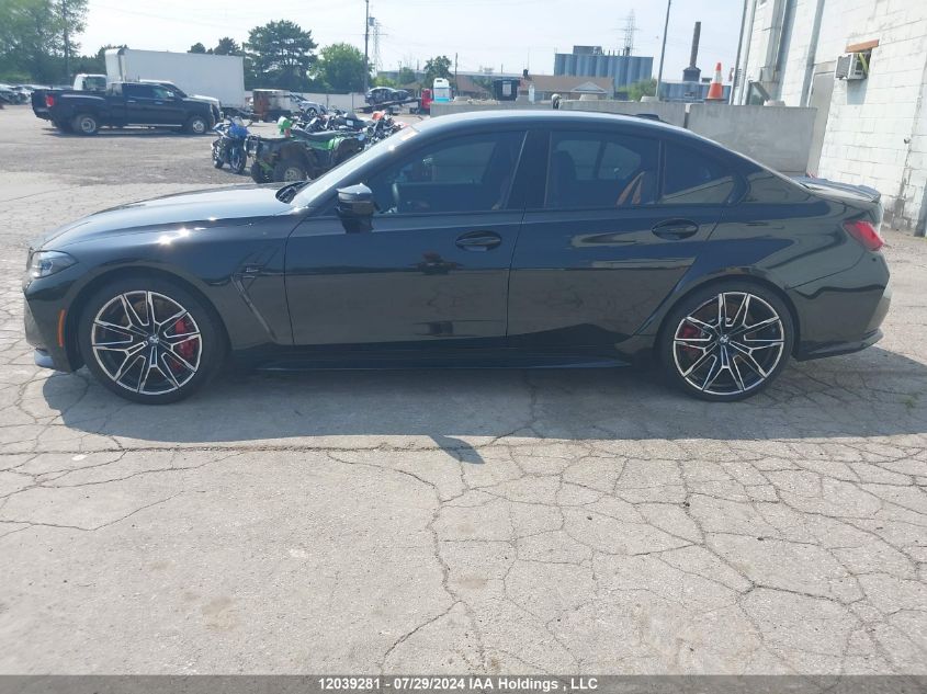 2024 BMW M3 VIN: WBS43AY00RFS63093 Lot: 12039281