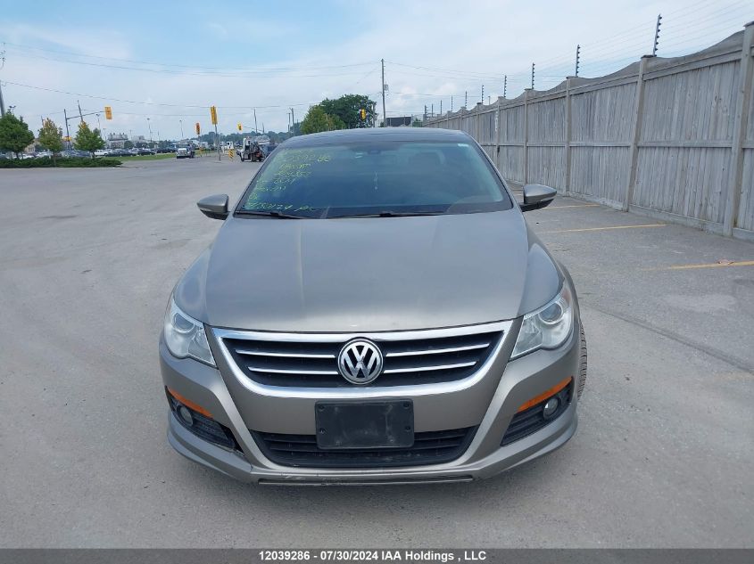 2011 Volkswagen Passat Cc VIN: WVWHN9AN7BE708352 Lot: 12039286