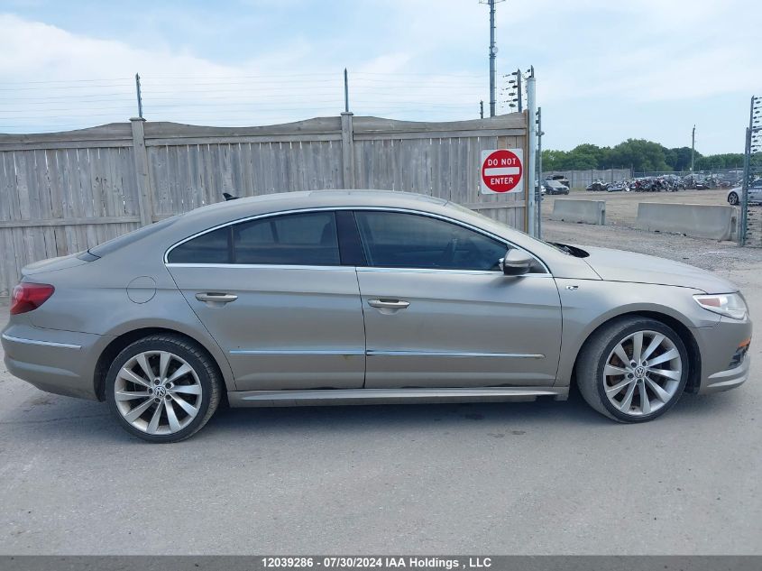 2011 Volkswagen Passat Cc VIN: WVWHN9AN7BE708352 Lot: 12039286