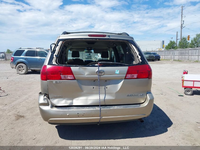 2004 Toyota Sienna Ce/Le VIN: 5TDZA23C34S139578 Lot: 12039291