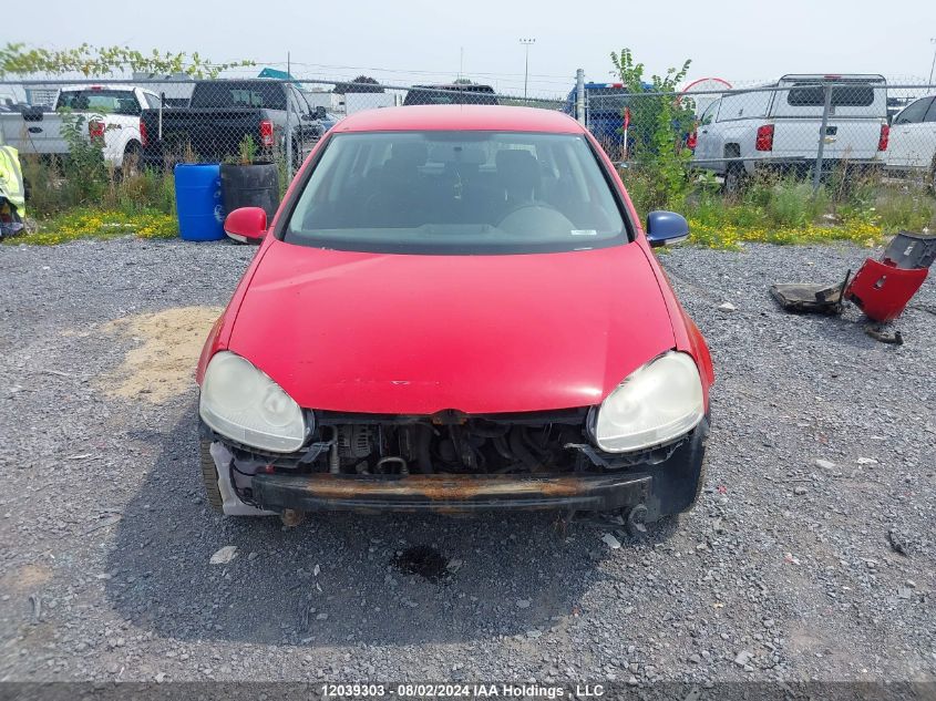 2007 Volkswagen Rabbit VIN: WVWCR71K27W207136 Lot: 12039303