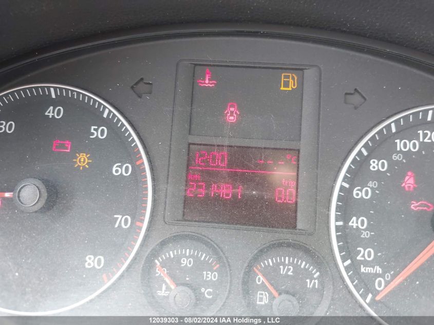 2007 Volkswagen Rabbit VIN: WVWCR71K27W207136 Lot: 12039303