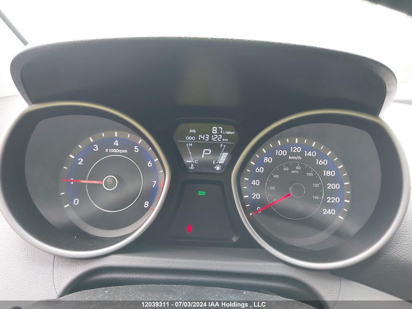 2013 Hyundai Elantra Gls VIN: KMHDH6AE4DU021838 Lot: 12039311