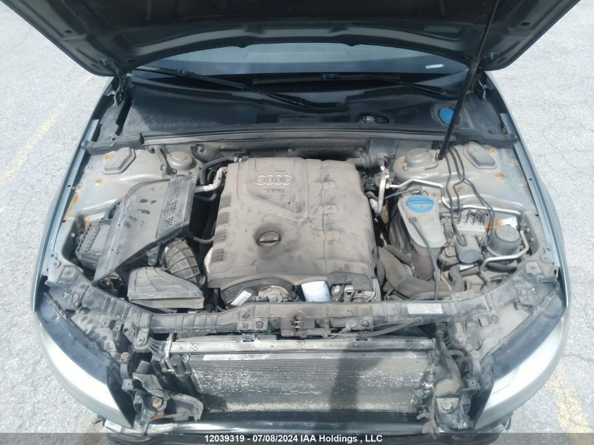 2010 Audi A4 VIN: WAUBFCFL2AN019435 Lot: 12039319