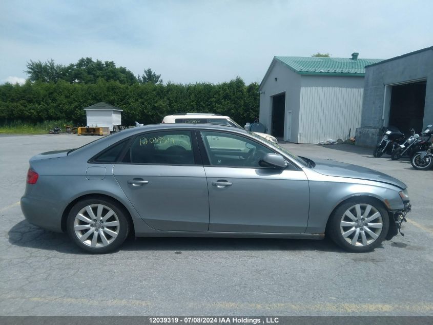 2010 Audi A4 VIN: WAUBFCFL2AN019435 Lot: 12039319