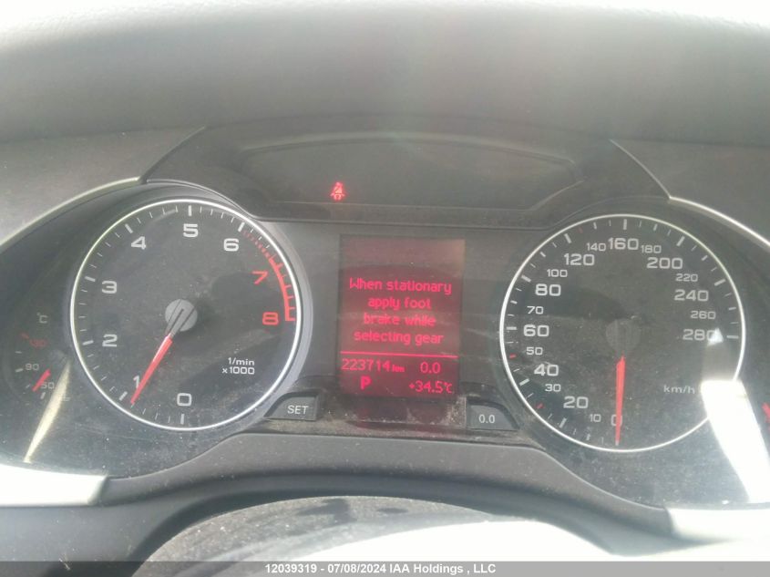 2010 Audi A4 VIN: WAUBFCFL2AN019435 Lot: 12039319