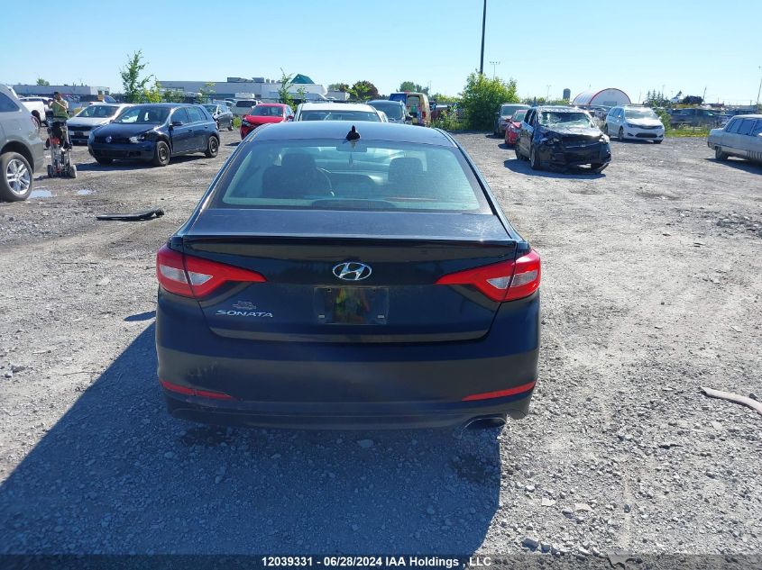 2015 Hyundai Sonata Gl VIN: 5NPE24AF9FH050854 Lot: 12039331