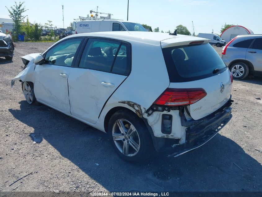 2021 Volkswagen Golf VIN: 3VWG57AU7MM009773 Lot: 12039344