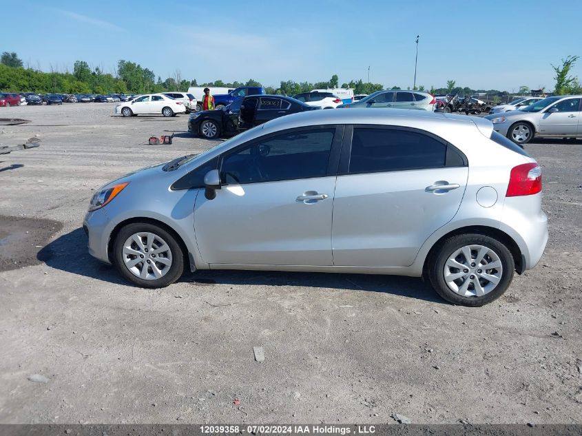 2014 Kia Rio VIN: KNADM5A33E6928088 Lot: 12039358