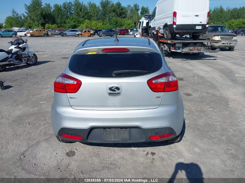 2014 Kia Rio VIN: KNADM5A33E6928088 Lot: 12039358