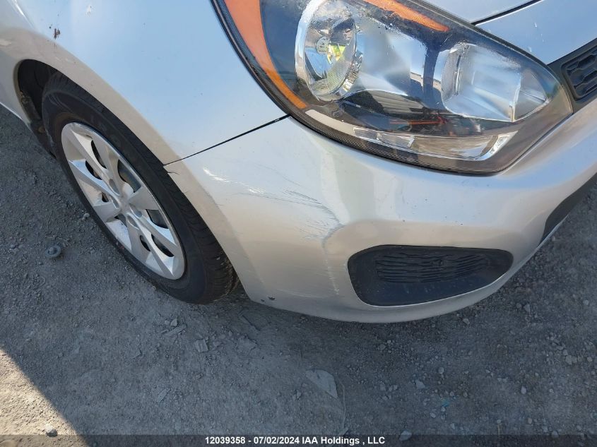 2014 Kia Rio VIN: KNADM5A33E6928088 Lot: 12039358