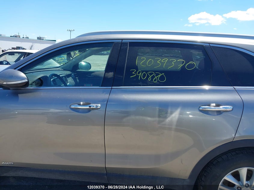 2018 Kia Sorento VIN: 5XYPGDA12JG390880 Lot: 12039370