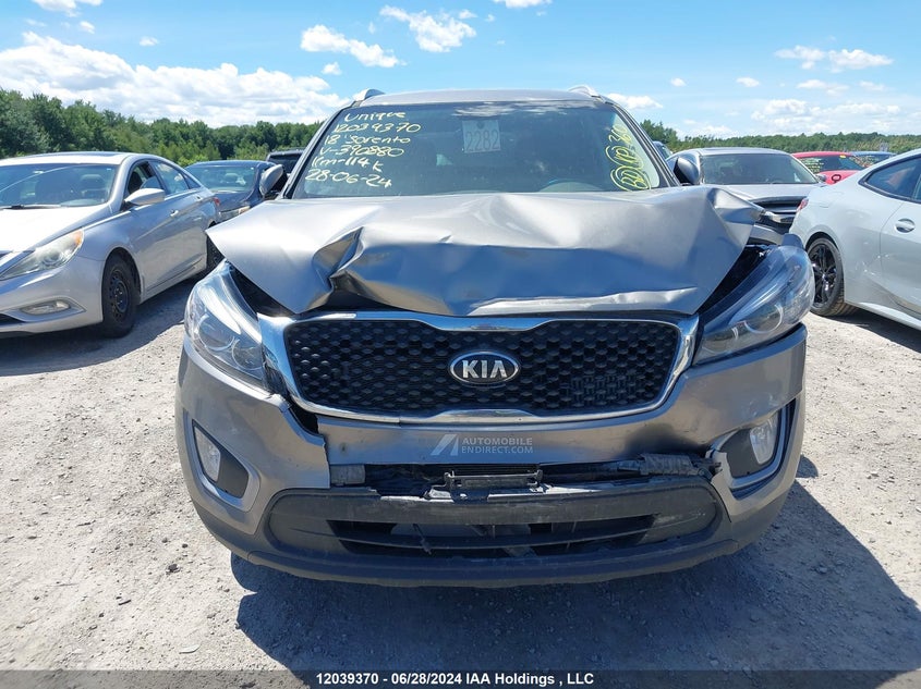 2018 Kia Sorento VIN: 5XYPGDA12JG390880 Lot: 12039370