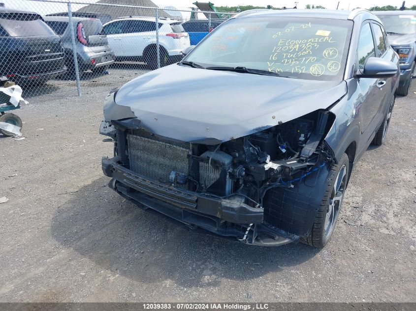 2016 Hyundai Tucson Premium 1.6 VIN: KM8J3CA20GU235770 Lot: 12039383