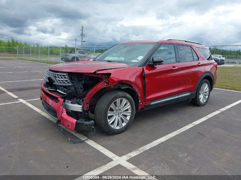 2020 Ford Explorer Limited VIN: 1FMSK8FH6LGB44030 Lot: 12039384