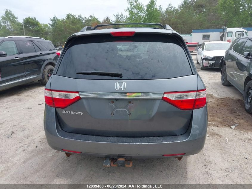 2012 Honda Odyssey VIN: 5FNRL5H45CB506593 Lot: 12039403