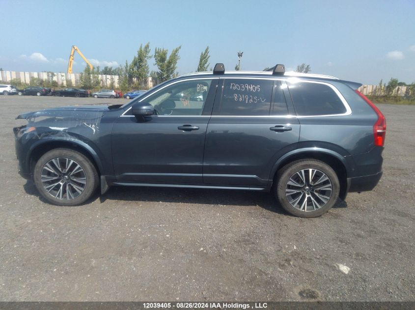 2022 Volvo Xc90 VIN: YV4A22PK9N1821825 Lot: 12039405