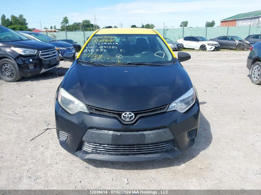 2015 Toyota Corolla Ce/Le/S VIN: 2T1BURHE8FC231387 Lot: 12039414