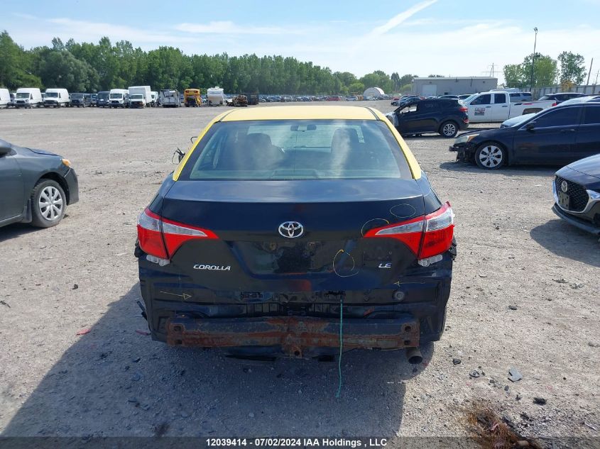 2015 Toyota Corolla Ce/Le/S VIN: 2T1BURHE8FC231387 Lot: 12039414